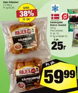 Calle Højer Kålpølser tilbud