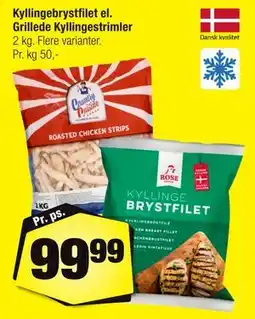 Calle Kyllingebrystfilet el. Grillede Kyllingestrimler tilbud