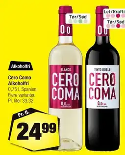 Calle Cero Como Alkoholfri tilbud