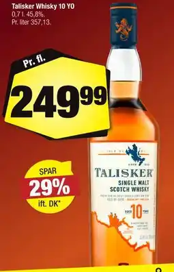 Calle Talisker Whisky 10 YO tilbud