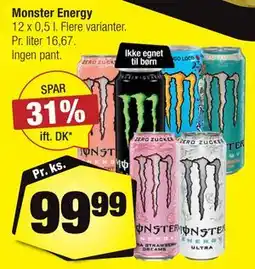 Calle Monster Energy tilbud