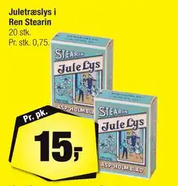 Calle Juletræslys i Ren Stearin tilbud