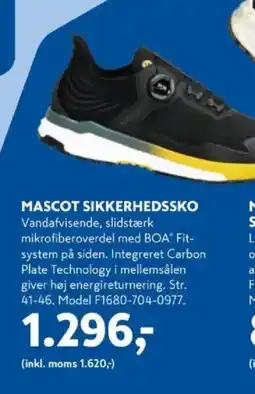 Davidsen Mascot sikkerhedssko tilbud