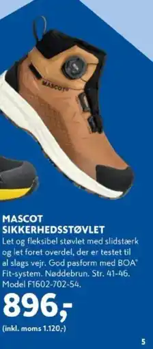 Davidsen Mascot sikkerhedstøvlet tilbud