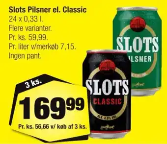 Slots Pilsner el. Classic
