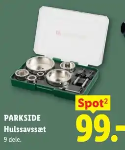 Lidl Parkside Hulssavssæt tilbud
