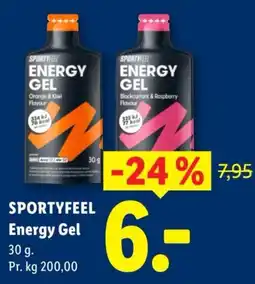 Lidl Sportyfeel Energy Gel tilbud