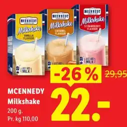 Lidl Mcennedy Milkshake tilbud