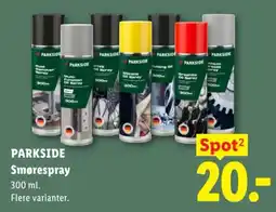 Lidl Parkside Smørespray tilbud