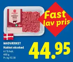 Lidl Madværket Hakket oksekød tilbud