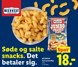 Lidl Mcennedy jumbo peanut flips tilbud