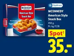 Lidl Mcennedy American Style Snack Box tilbud