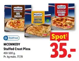 Lidl Mcennedy Stuffed Crust Pizza tilbud