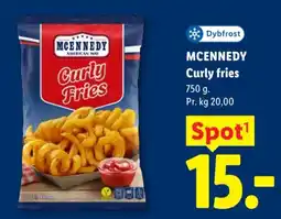Lidl McKennedy Curly fries tilbud
