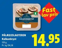 Lidl Pålægsslagteren Kalkunbryst tilbud