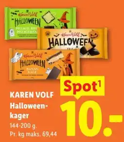 Lidl Karen Volf Halloween-kager tilbud