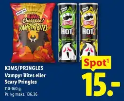 Lidl Kims/Pringles Vampyr Bites eller Scary Pringles tilbud