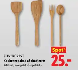 Lidl Silvercrest køkkenredskab af akacietræ tilbud