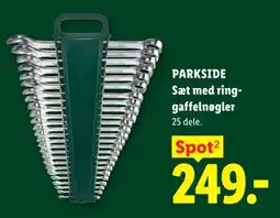 Lidl Parkside sæt med ring-gaffelnøgler tilbud