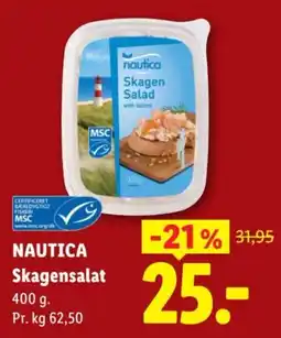 Lidl Nautica Skagensalat tilbud