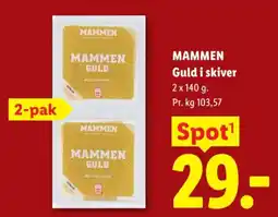 Lidl Mammen guld i skiver tilbud