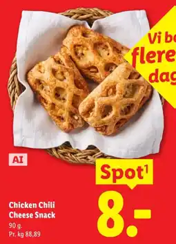 Lidl AI Chicken Chili Cheese Snack tilbud
