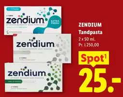 Lidl Zendium tandpasta tilbud