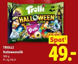 Lidl Trolli halloween slik tilbud