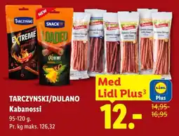 Lidl Tarczynski/Dulano Kabanossi tilbud