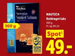 Lidl Nautica Koldrøget laks tilbud
