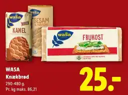 Lidl Wasa Knækbrød tilbud