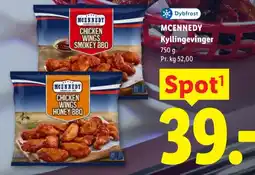 Lidl Mcennedy chicken wings smokey bbq tilbud