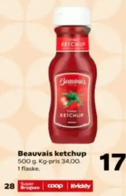 Kvickly Beauvais ketchup tilbud
