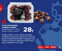 Kvickly Irma okologiske medjoul dadler tilbud