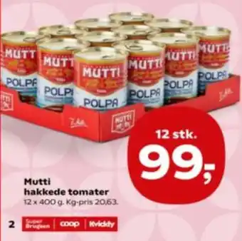 Mutti hakkede tomater