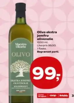 Kvickly Olivo ekstra jomfru olivenolie tilbud
