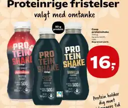 Kvickly Coop proteinshake tilbud