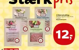 Kvickly 3-stjernet pålæg tilbud