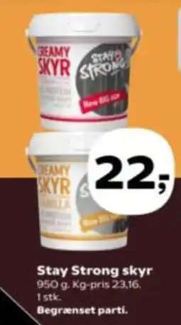 Kvickly Stay Strong skyr tilbud