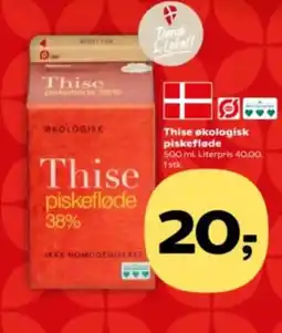 Kvickly Thise piskefløde tilbud
