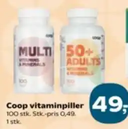 Kvickly Coop vitaminpiller tilbud