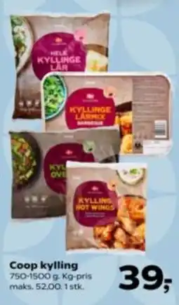 Kvickly Coop kylling tilbud