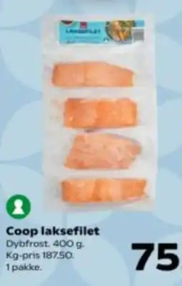 Kvickly Coop laksefilet tilbud