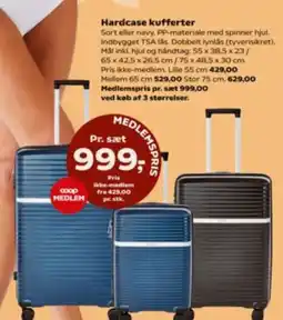 Kvickly Hardcase kufferter tilbud