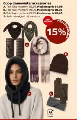 Kvickly Coop damevinteraccessories tilbud