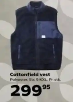 Kvickly Cottonfield vest tilbud