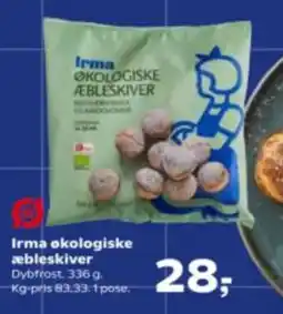 Kvickly Irma økologiske æbleskiver tilbud
