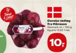 Kvickly Månsson rødløg tilbud