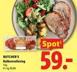 Lidl BUTCHER'S Kalkunrullesteg tilbud