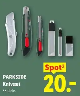 Lidl PARKSIDE Knivsæt tilbud